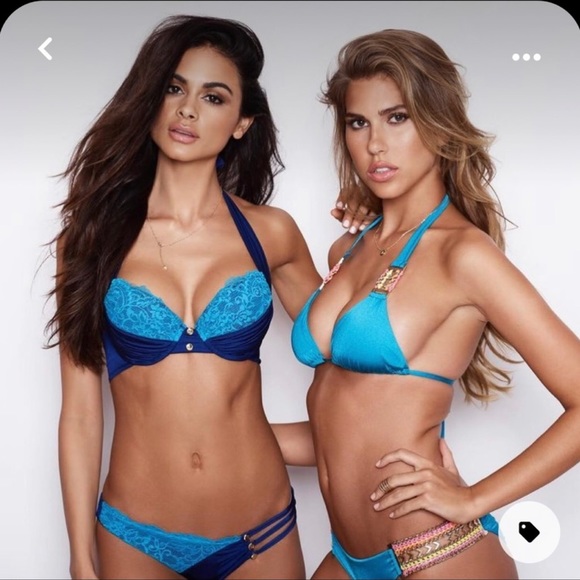 NWOT Beach bunny bikini push up M top L bottoms - Picture 15 of 16